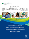 Journal of PeriAnesthesia Nursing杂志封面